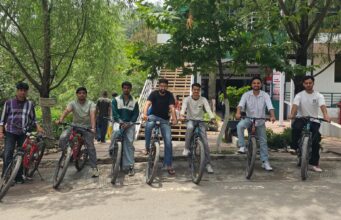 शूलिनी साइक्लिंग क्लब ने विश्व पर्यावरण दिवस पर पर्यावरण जागरूकता अभियान चलाया