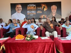 मुख्यमंत्री ने संजौली में बहुउद्देशीय खेल स्टेडियम का किया उद्घाटन, संजौली मैदान के विकास के लिए एक करोड़ रुपये देने की घोषणा
