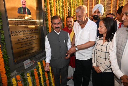मुख्यमंत्री ने 246 करोड़ रुपये की भूमिगत यूटिलिटी डक्ट परियोजना की आधारशिला रखी