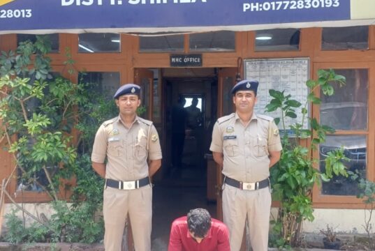 शिमला: एनएच-5 पर नाके के दौरान 7 ग्राम हेरोइन के साथ युवक गिरफ्तार