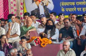 बाबा बालक नाथ मेले में स्वामी अमर देव ने मुख्य अतिथि के रूप में की शिरकत, हुआ जोरदार स्वागत
