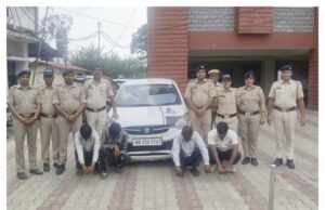 24 घंटे में लाखों की आभूषण चोरी का खुलासा, चार आरोपी गिरफ्तार