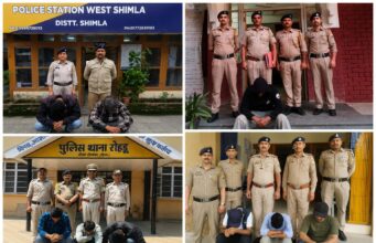 शिमला पुलिस की नशा तस्करों के विरुद्ध लगातार प्रभावी कार्रवाई