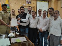 चम्बाघाट–सलोगड़ा क्षेत्र की सुरक्षा व्यवस्था सुदृढ़ करने हेतु वार्ड-4 के पार्षद रोहित भारद्वाज ने डीसी एवं एसपी सोलन को सौंपा ज्ञापन