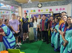 साई इंटरनेशनल स्कूल में विदेशी छात्रों का भव्य स्वागत, हिमाचली संस्कृति से हुए रूबरू