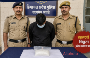 पांच मामलों में उद्घोषित अपराधी रोहड़ू पुलिस द्वारा गिरफ्तार