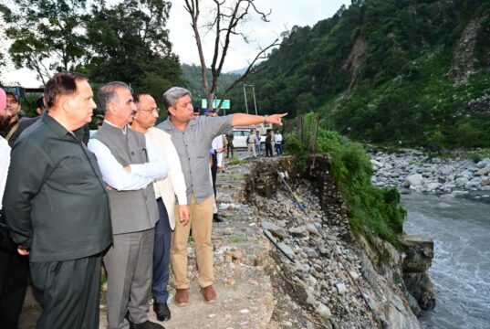 ठाकुर सुखविन्द्र सिंह सुक्खू ने चंबा के आपदा प्रभावित क्षेत्रों का किया दौरा