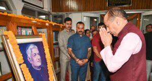 परमार जयंती पर जयराम ठाकुर ने अर्पित किए श्रद्धा सुमन, बोले—परमार जी का योगदान बहुत बड़ा, इसलिए सम्मान में कार्यक्रम भी होने चाहिए बड़े