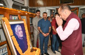 परमार जयंती पर जयराम ठाकुर ने अर्पित किए श्रद्धा सुमन, बोले—परमार जी का योगदान बहुत बड़ा, इसलिए सम्मान में कार्यक्रम भी होने चाहिए बड़े