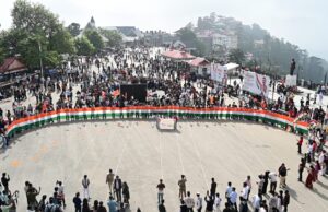 स्वतंत्रता दिवस पर ABVP शिमला महानगर ने निकाली भव्य तिरंगा यात्रा