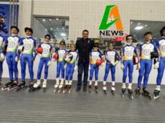 एशियन ओपन शॉर्ट ट्रैक स्पीड स्केटिंग ट्रॉफी-2026 में समर्थ अत्री का शानदार प्रदर्शन