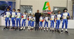 एशियन ओपन शॉर्ट ट्रैक स्पीड स्केटिंग ट्रॉफी-2026 में समर्थ अत्री का शानदार प्रदर्शन