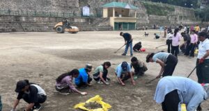 बरमूड़ा घास से रामपुर कालेज ग्राउंड में आएगी हरियाली