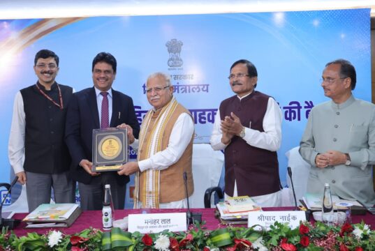एसजेवीएन वर्ष 2025-26 हेतु राजभाषा शील्ड तृतीय पुरस्कार से सम्मानित