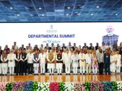 उप-मुख्यमंत्री ने राष्ट्रीय जल शक्ति शिखर सम्मेलन के समापन सत्र में भाग लिया