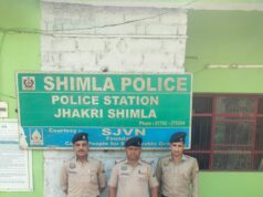 शिमला पुलिस ने रामपुर में 21 ग्राम हेरोइन के साथ एक तस्कर को गिरफ्तार किया