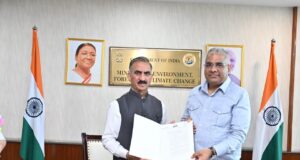 मुख्यमंत्री ने केंद्रीय पर्यावरण मंत्री भूपेंद्र यादव से की भेंट