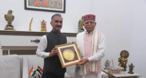 मुख्यमंत्री सुखविन्द्र सिंह सुक्खू ने केंद्रीय ऊर्जा मंत्री मनोहर लाल से की भेंट