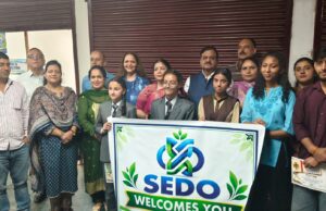 हिंदी दिवस पर SEDO की हिंदी दिवस पर SEDO की पत्र लेखन प्रतियोगिता के विजेता सम्मानित
