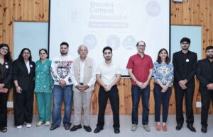 शूलिनी यूनिवर्सिटी ने 2026 के लिए कैंपस एंबेसडर का किया स्वाग
