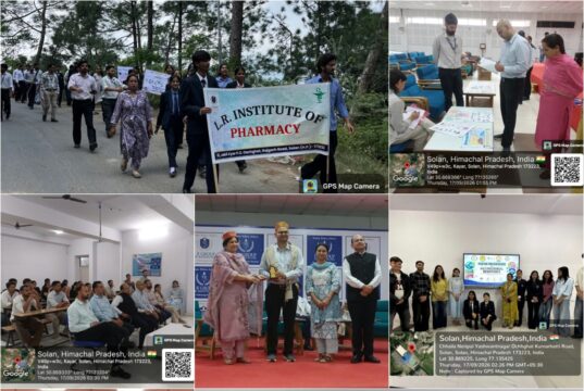 LR Institute of Pharmacy में जोश, जागरूकता और रचनात्मकता के साथ मनाया गया Pharmacy Week