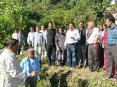 बागवानी मंत्री जगत सिंह नेगी ने बड़ागांव क्लस्टर का किया निरीक्षण