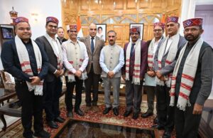 मुख्यमंत्री सुखविंदर सिंह सुक्खू से अंतर-मंत्रालय केन्द्रीय दल ने की भेंट
