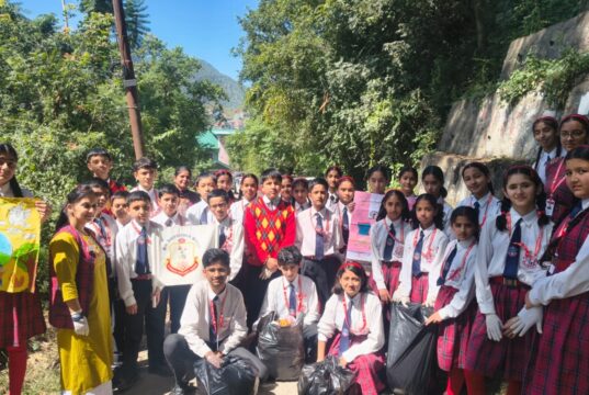गांधी जयंती के अवसर पर साई इंटरनेशनल स्कूल में स्वच्छता अभियान