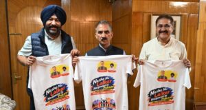 मुख्यमंत्री ने ‘नशे नु ललकार, नौजवानी दी पुकार’ अभियान की टी-शर्ट लॉन्च की