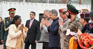 राष्ट्रपति द्रौपदी मुर्मु ने किया अटल टनल का दौरा