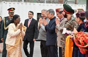 राष्ट्रपति द्रौपदी मुर्मु ने किया अटल टनल का दौरा