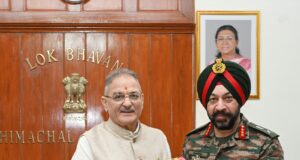 बीआरओ के महानिदेशक ने राज्यपाल से की भेंट