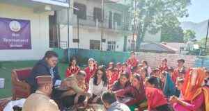 साई इंटरनेशनल स्कूल में 14वें स्थापना दिवस पर हवन का आयोजन