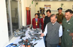 मुख्यमंत्री ने भुंतर हवाई अड्डे पर एनसीसी हैंगर का किया उद्घाटन